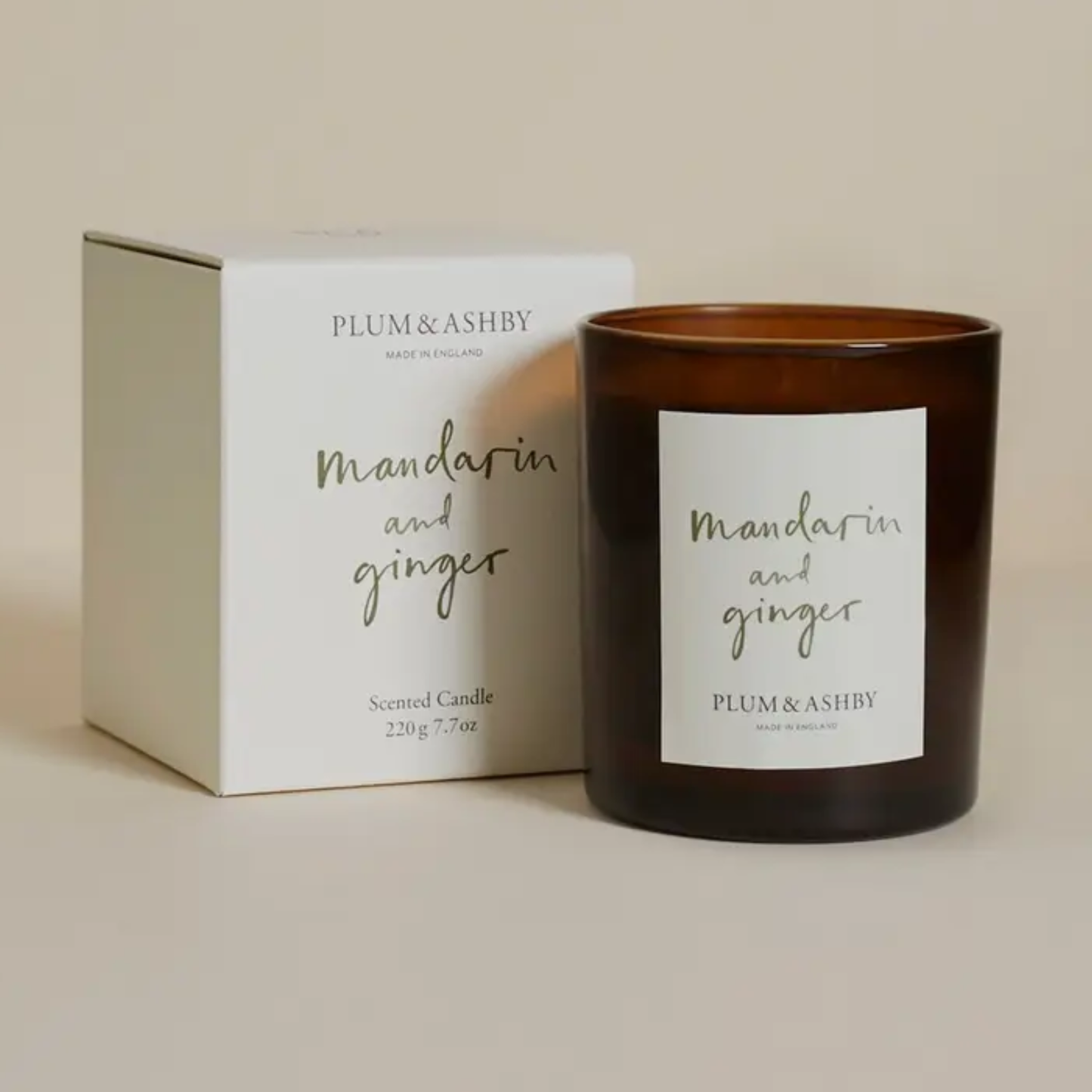 P&A Mandarin & Ginger Candle, 220g