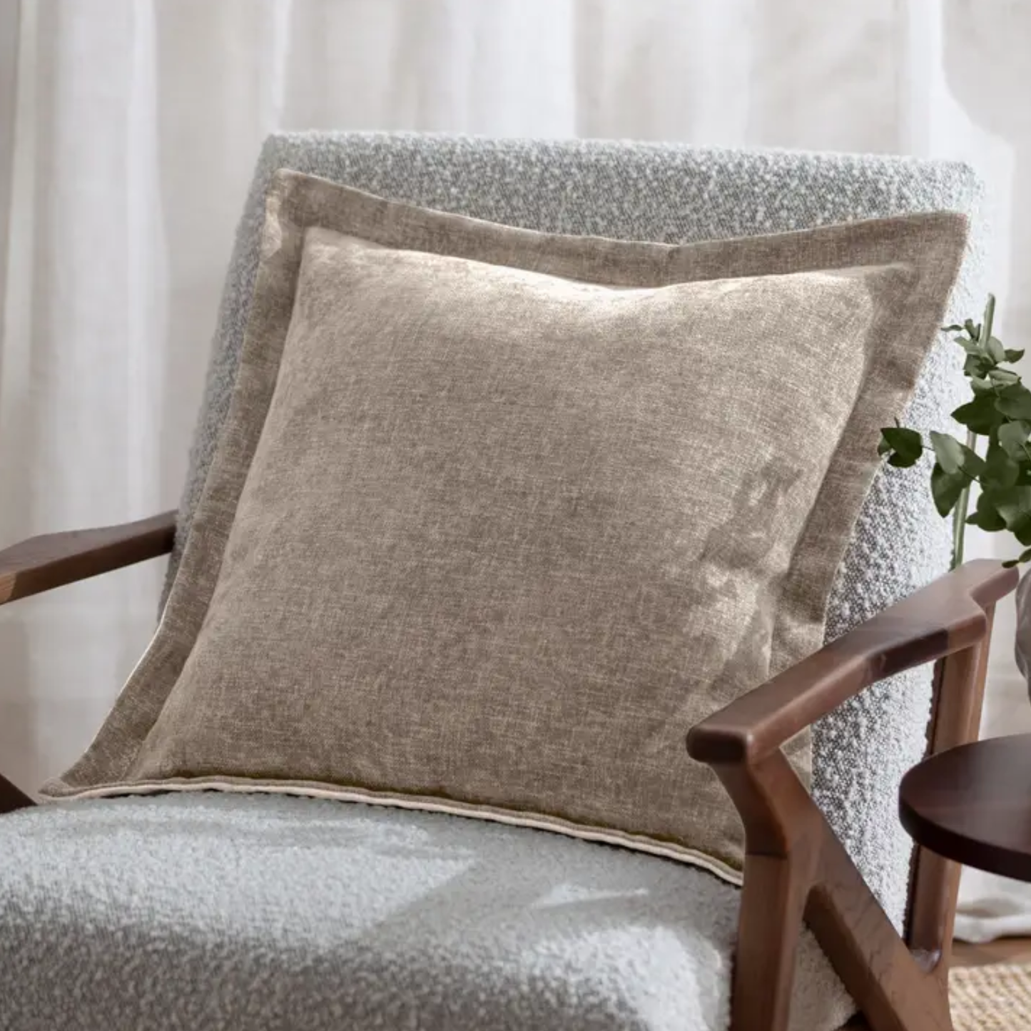 Dune Chenille Cushion Cover in Natural