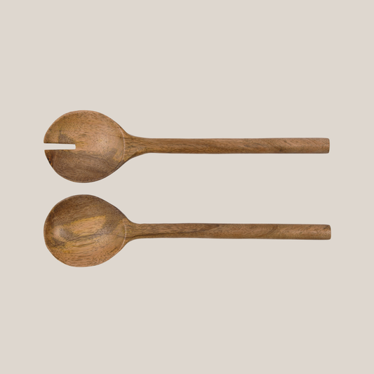 Midford Natural Salad Servers