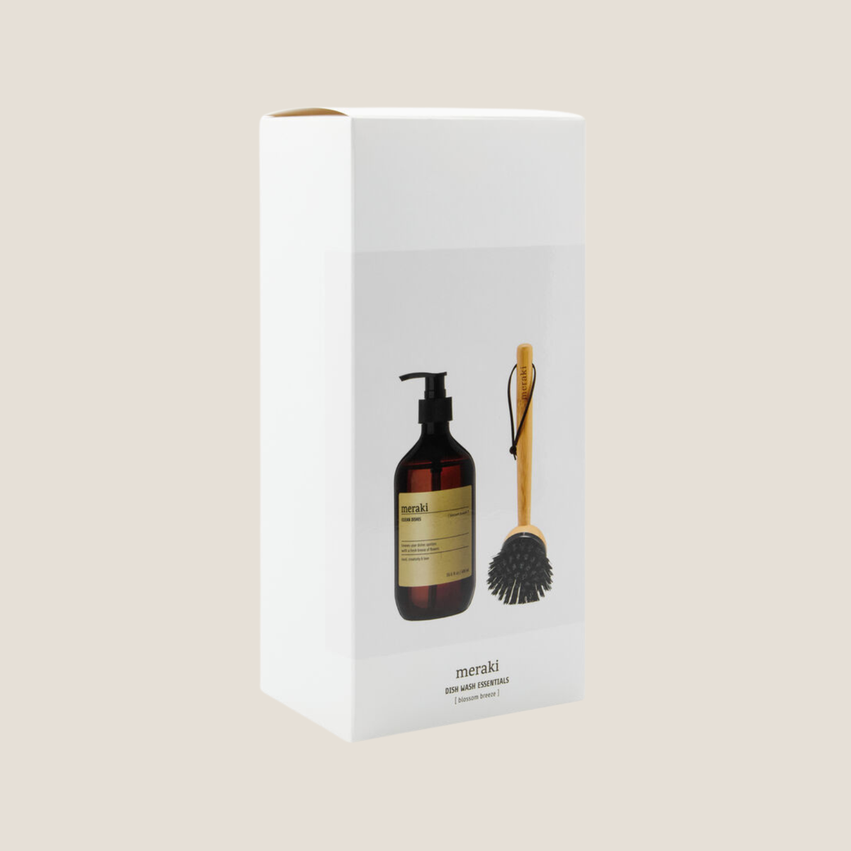 Meraki Gift Box, Blossom Breeze Dish Wash & Natural Brush