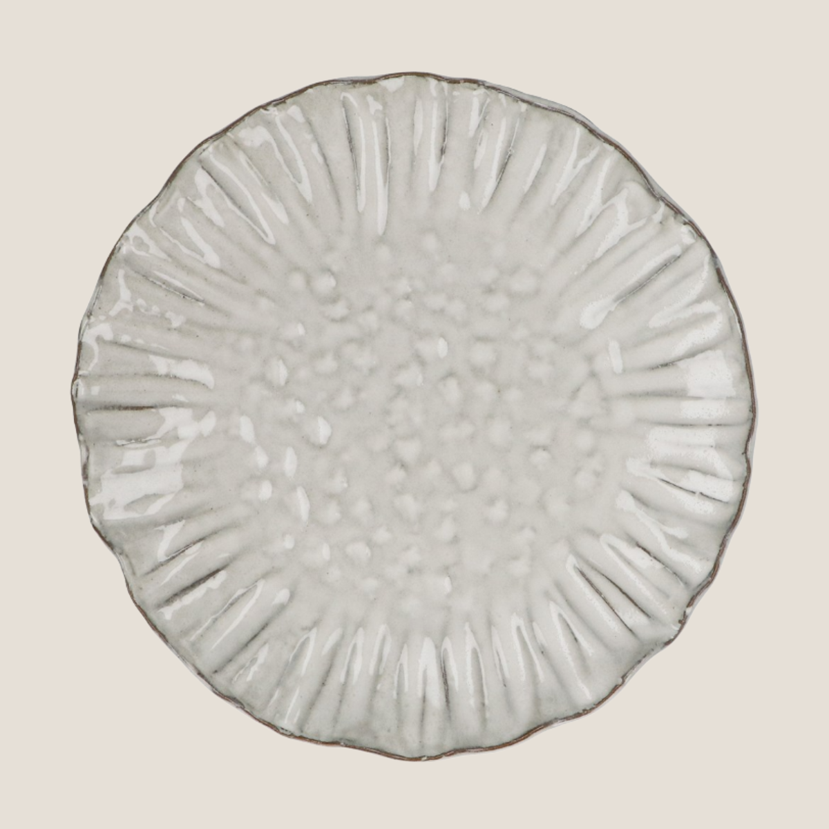Stoneware Plate - Taupe