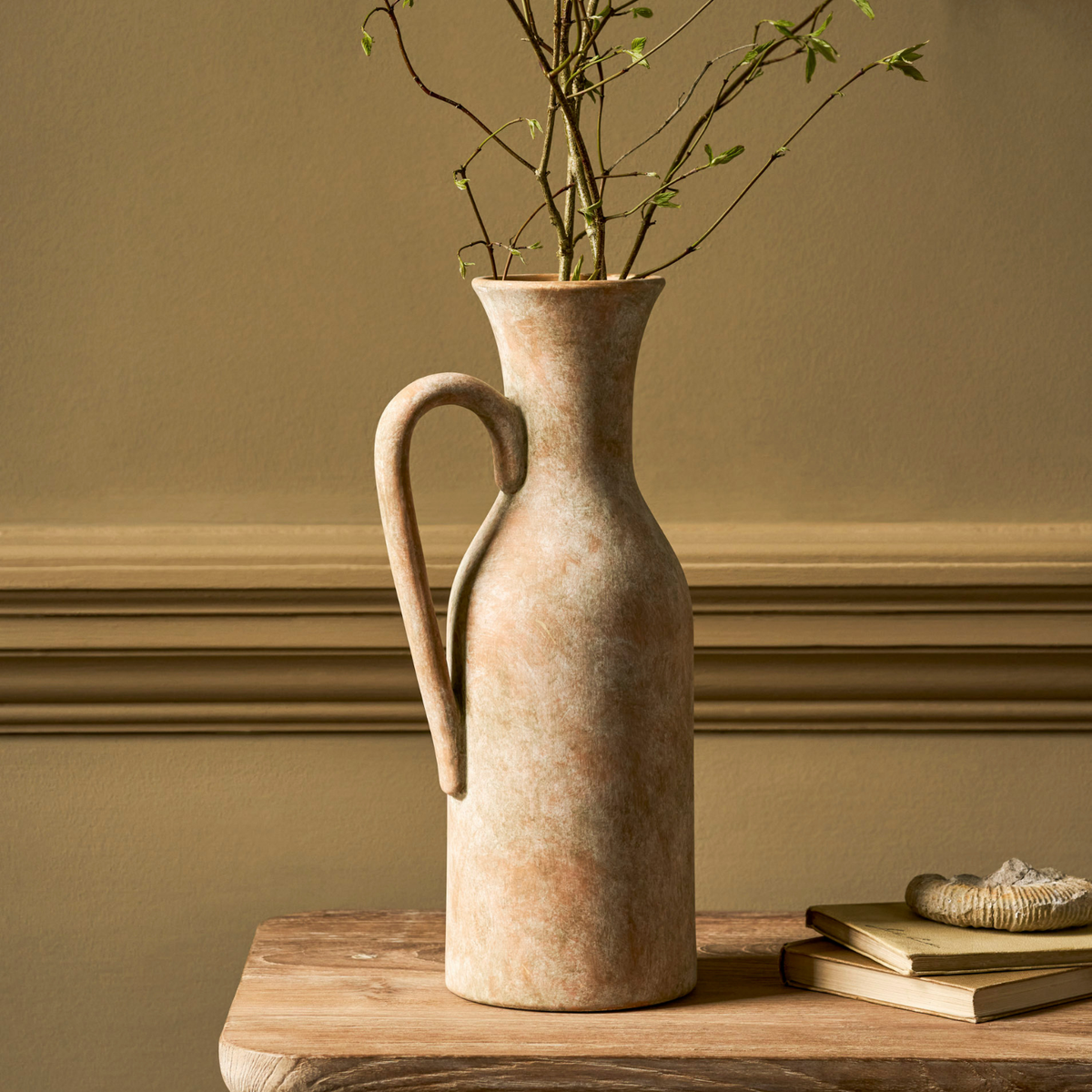 Wootton Jug Vase Antique Brown