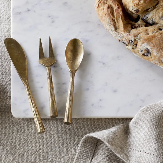 Roda Antique Brass Serving Utensil Set