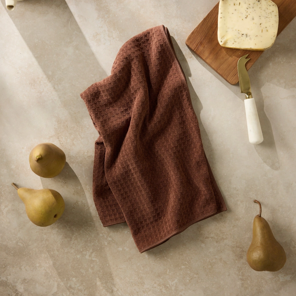 Geometry Maple Truffle Hand Towel