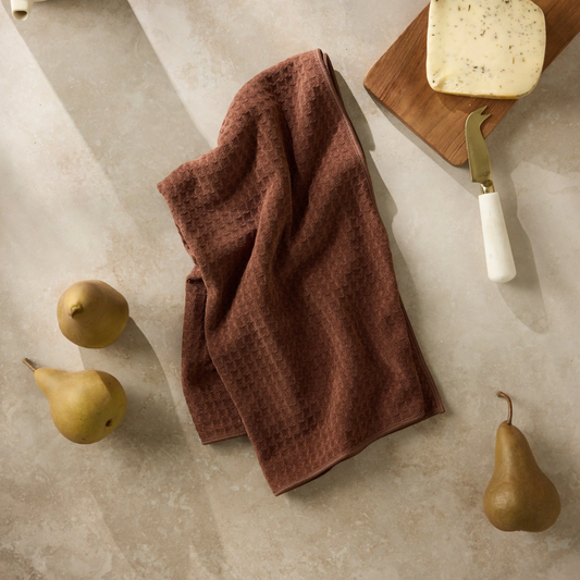 Geometry Maple Truffle Hand Towel