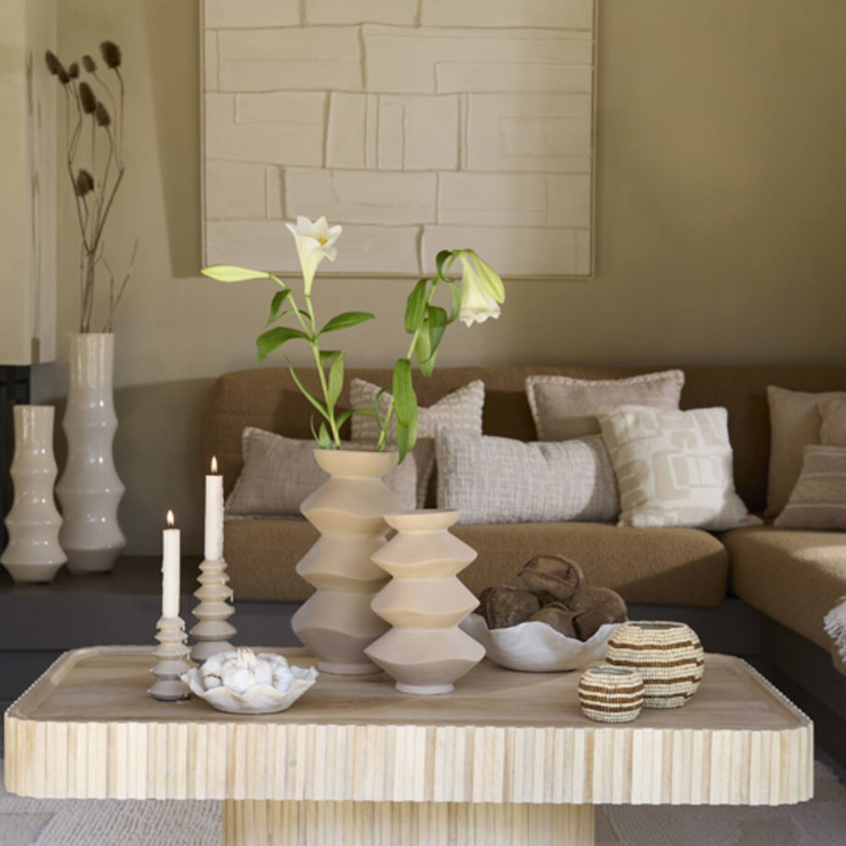 Banda Ceramic Bowl - Cream
