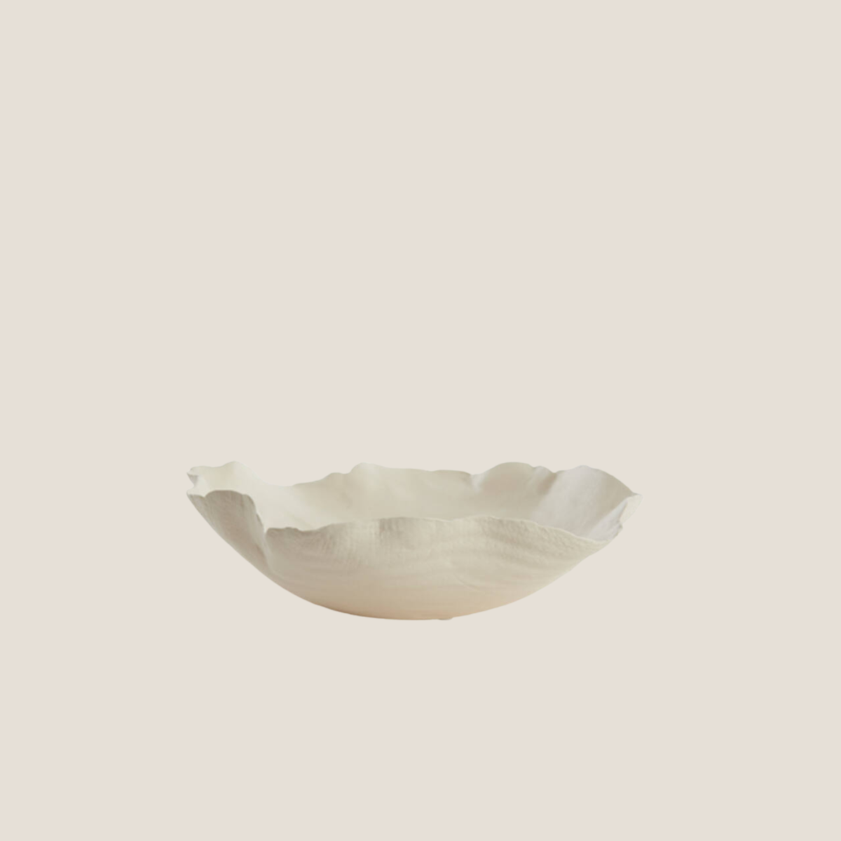 Banda Ceramic Bowl - Cream