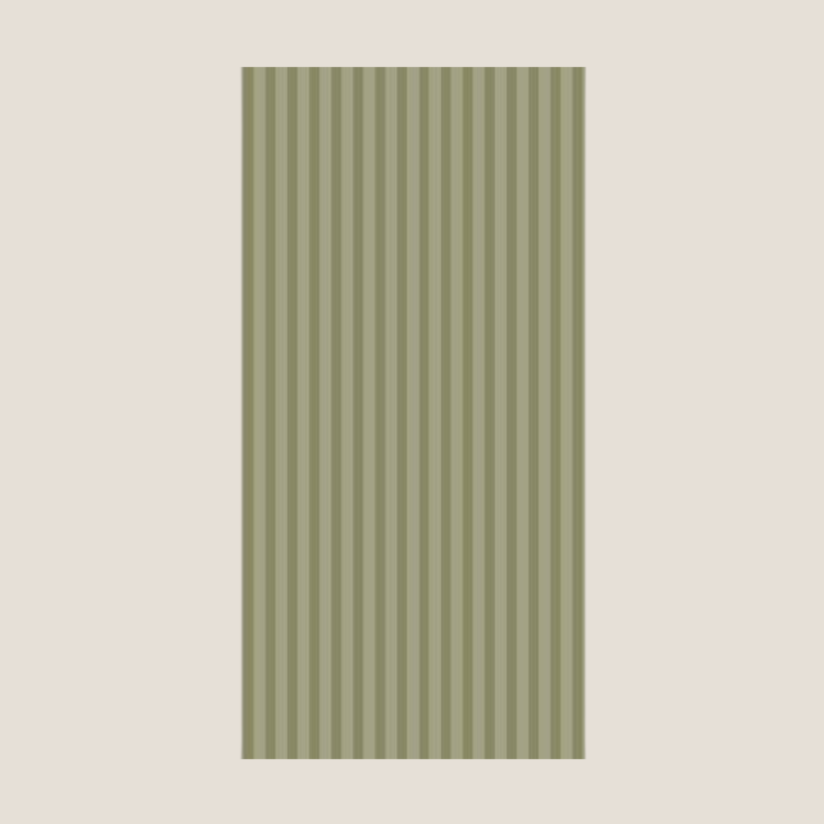 Tone-in-Tone Napkins, 10x20cm 16pk - Green Stripe