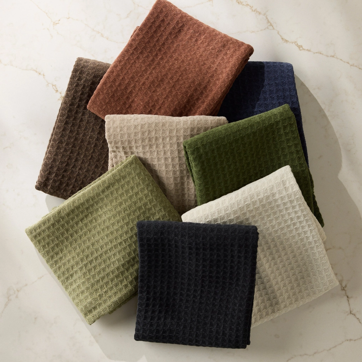 Geometry Onyx Truffle Hand Towel