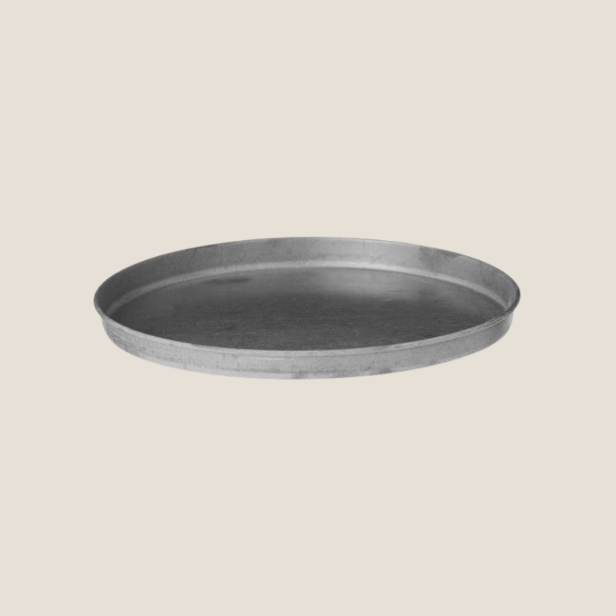 Halo Metal Tray, 19cm in Silver Finish