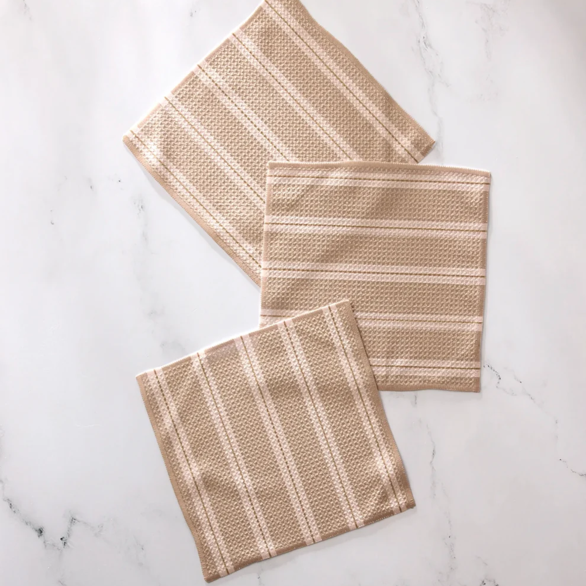 Geometry Vanilla Chai Dishcloth Set, 3pk