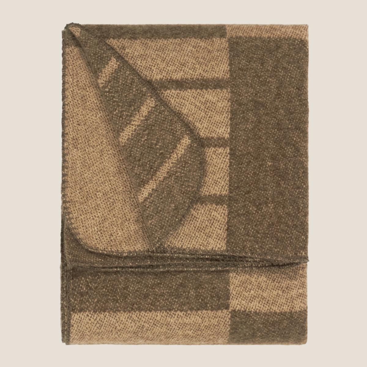 Harlech Woven Reversible Throw in Brown