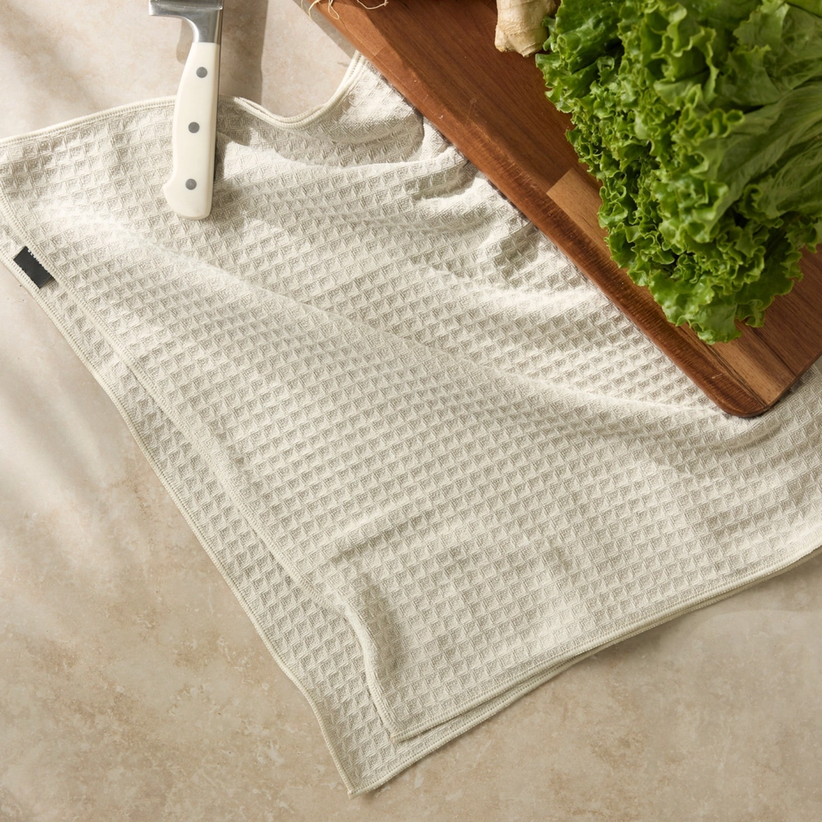 Geometry Vanilla Truffle Hand Towel