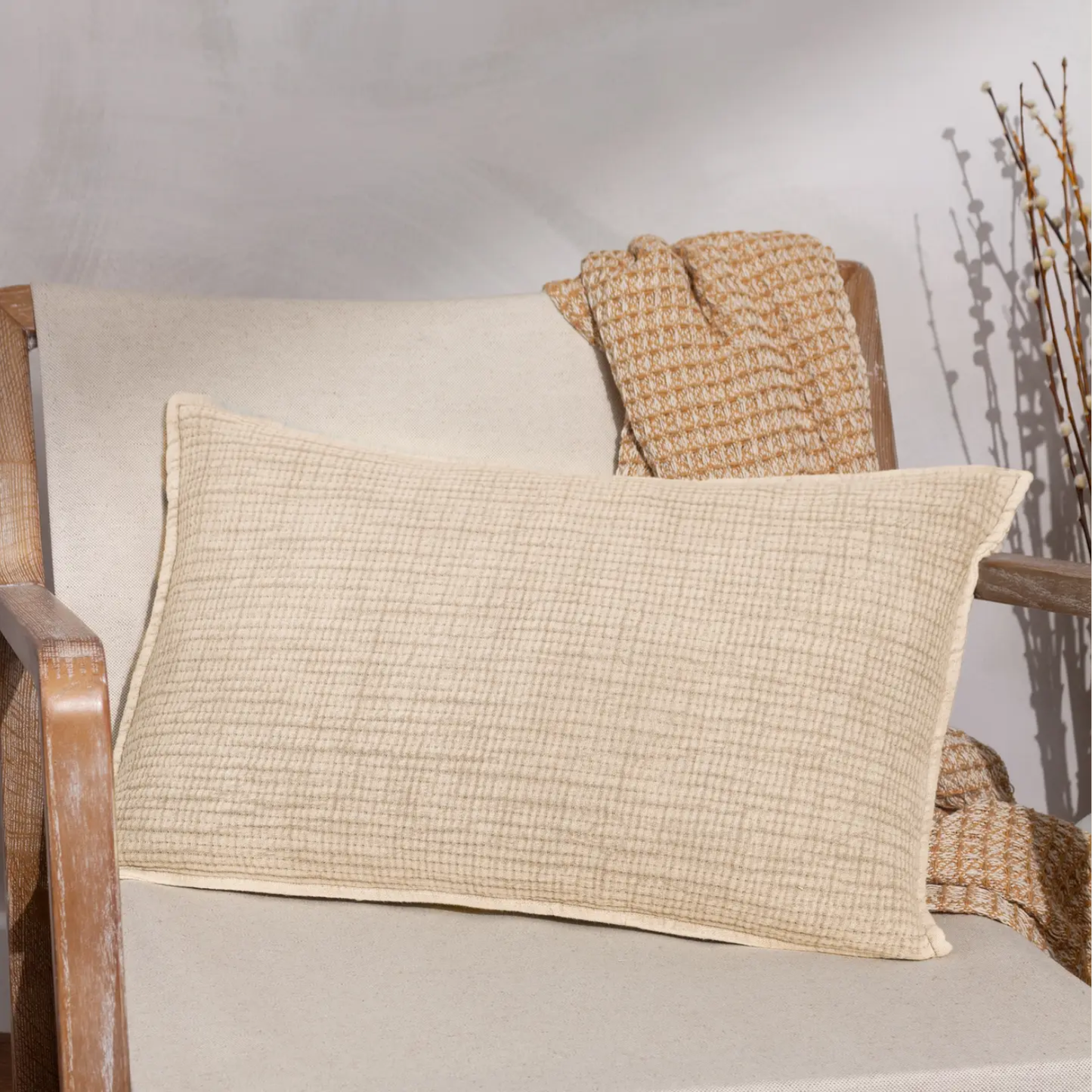 Ribble Cushion Cover in Natural