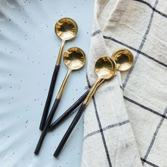 Antique Brass Teaspoon