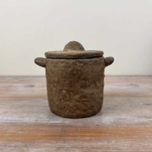 Cement Storage Pot, 13cm