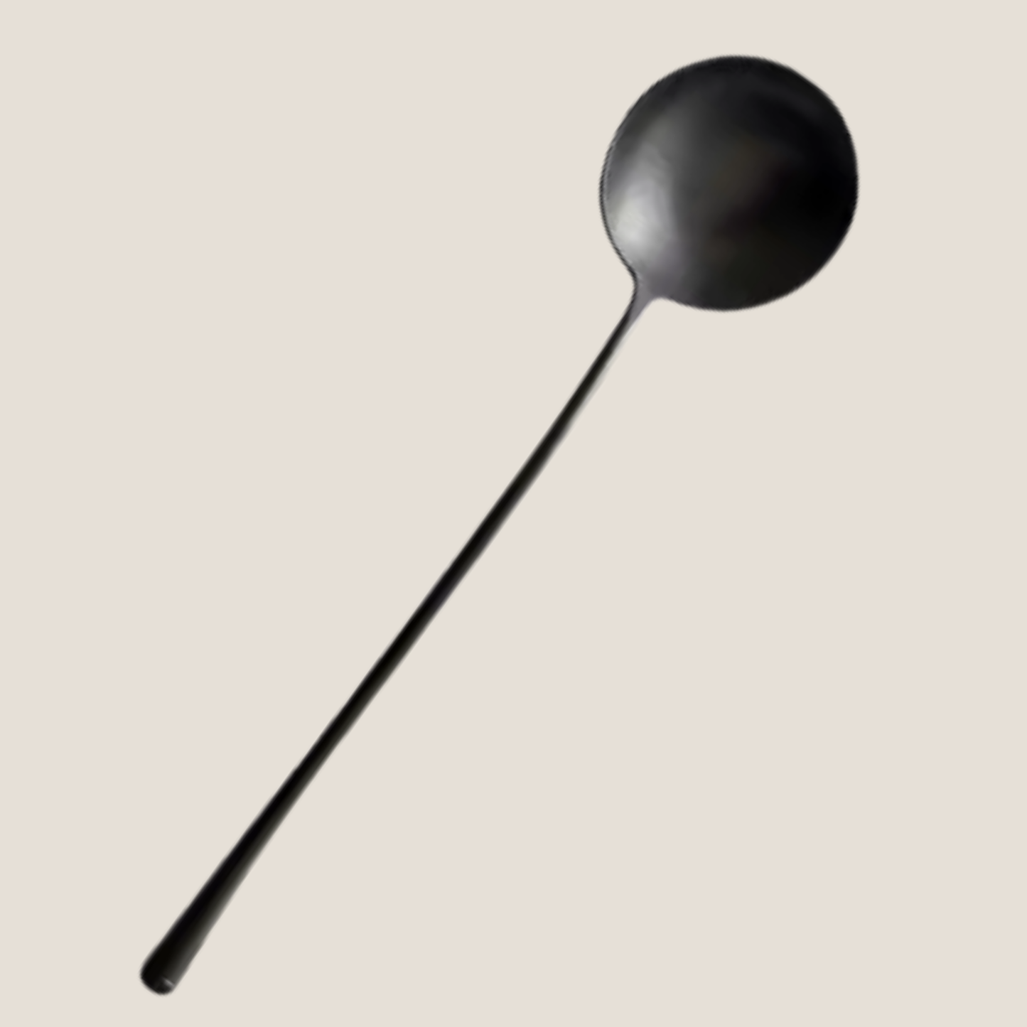 Matt Black Large Serving Spoon