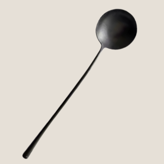 Matt Black Large Serving Spoon