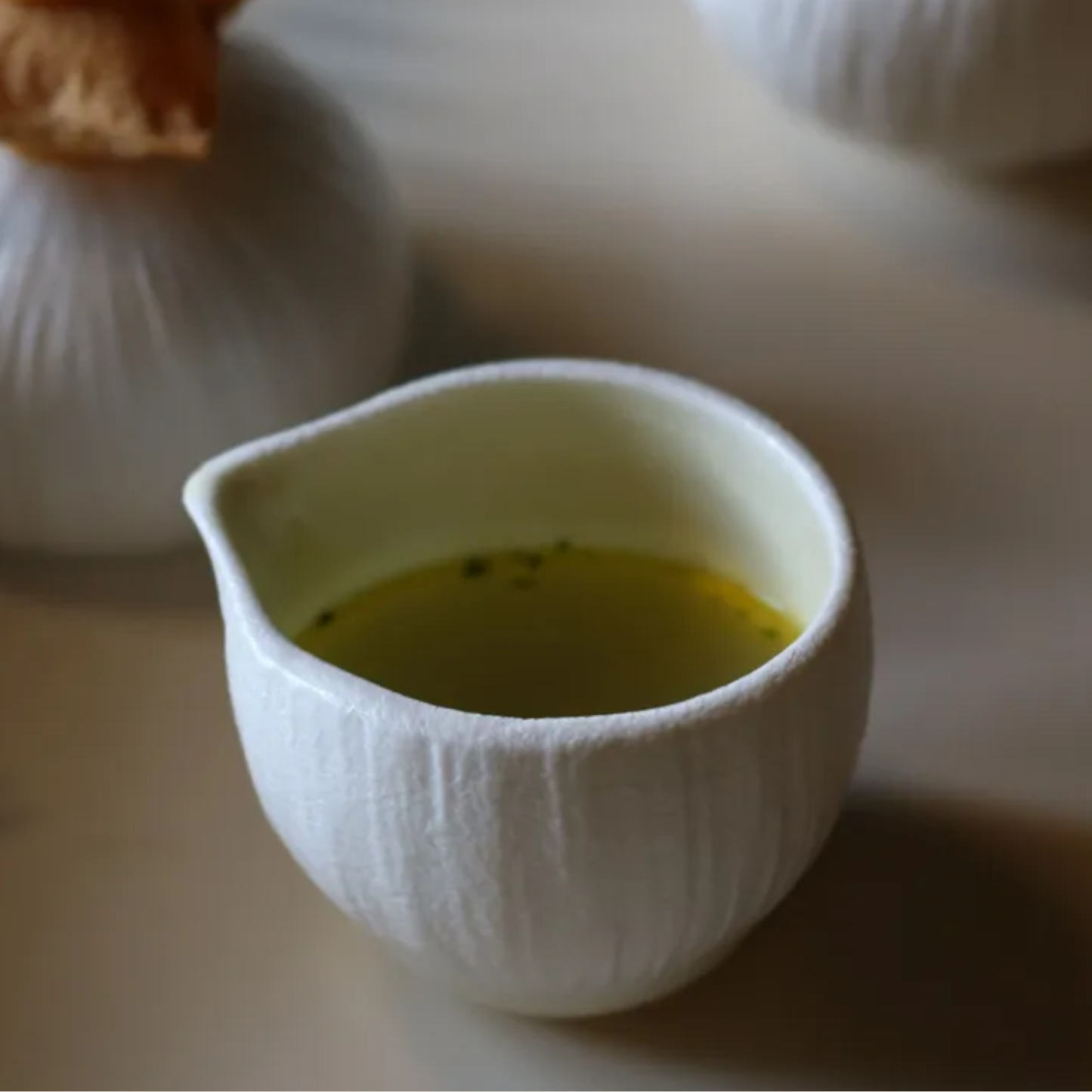 Urus Porcelain 10cl Mini Sauce Boat - White