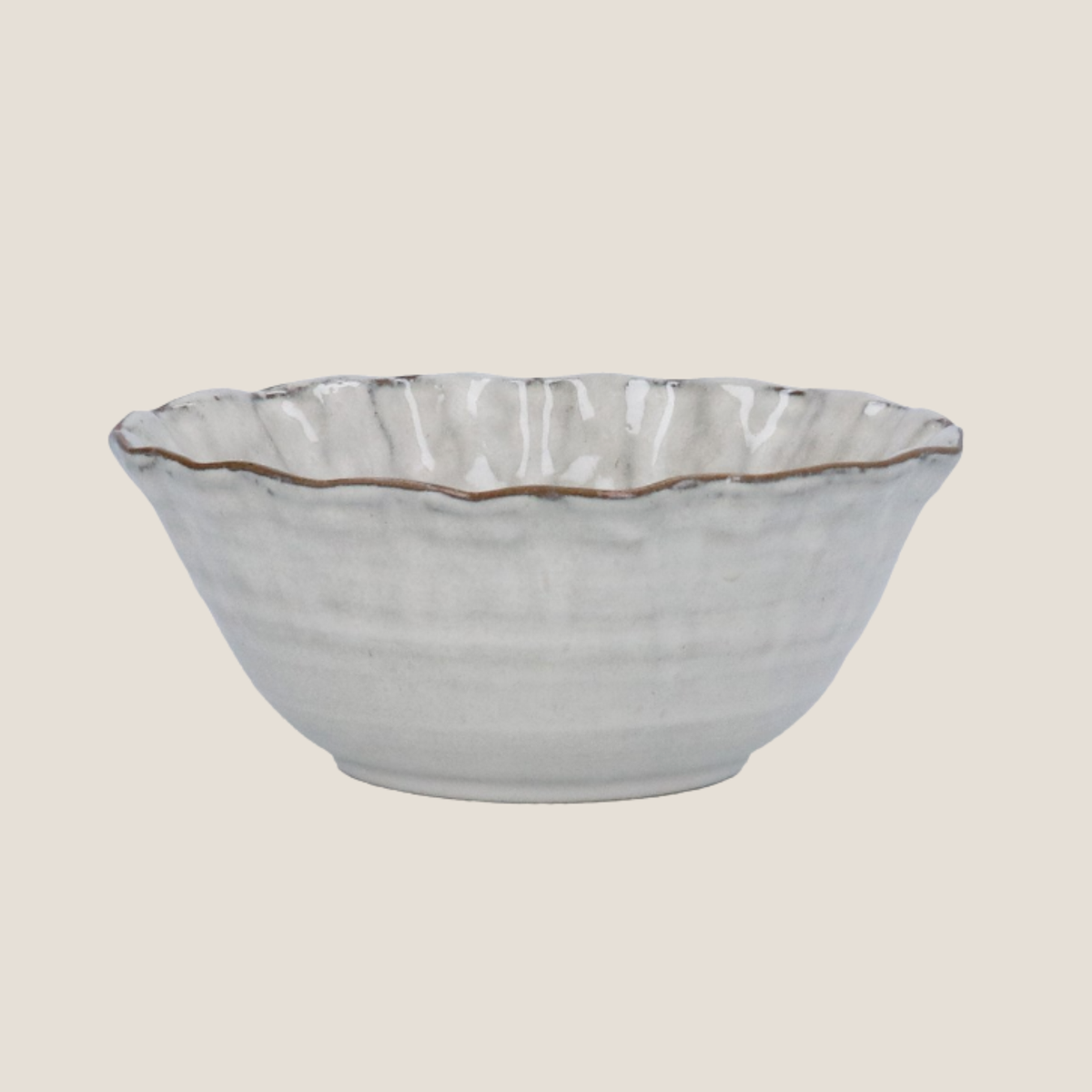 Stoneware Bowl - Taupe