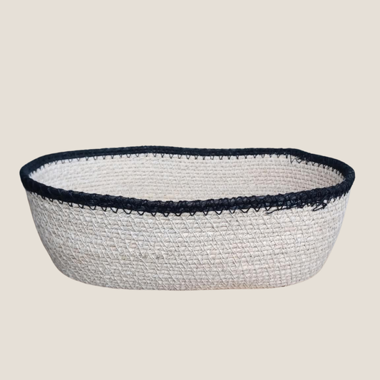 Seagrass Oval Basket - Ecru