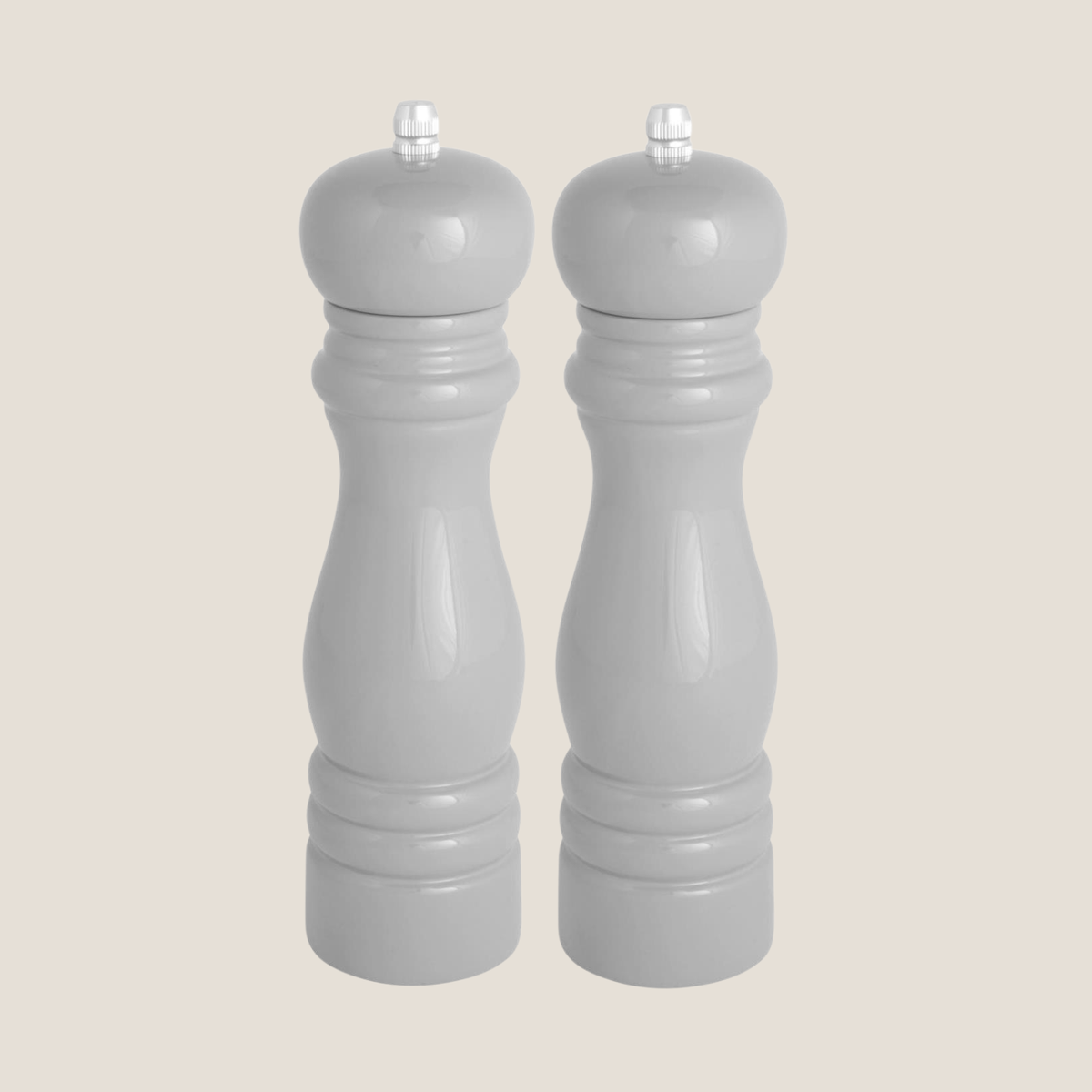 Salt & Pepper Mills, Set of 2 - Grey