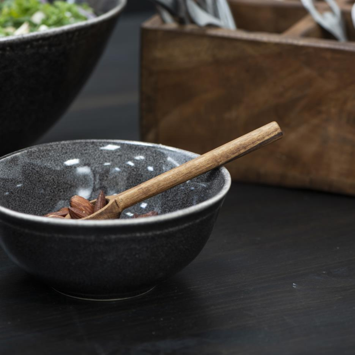 Dunes Dip Bowl - Antique Black