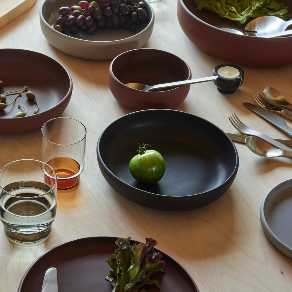Colombo Small Serving Bowl - Black