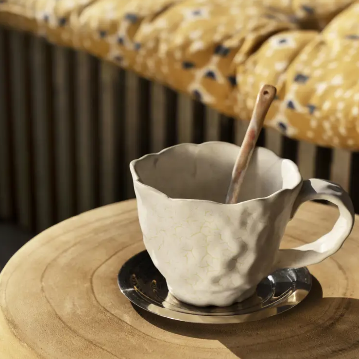 Marbled Stoneware Teaspoon