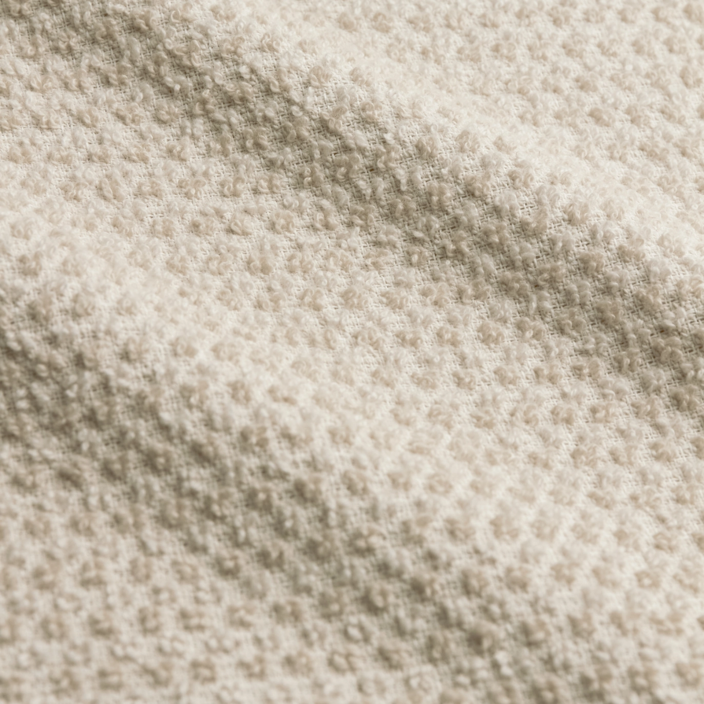 Hebden Textured Waffle Hand Towel in Stone