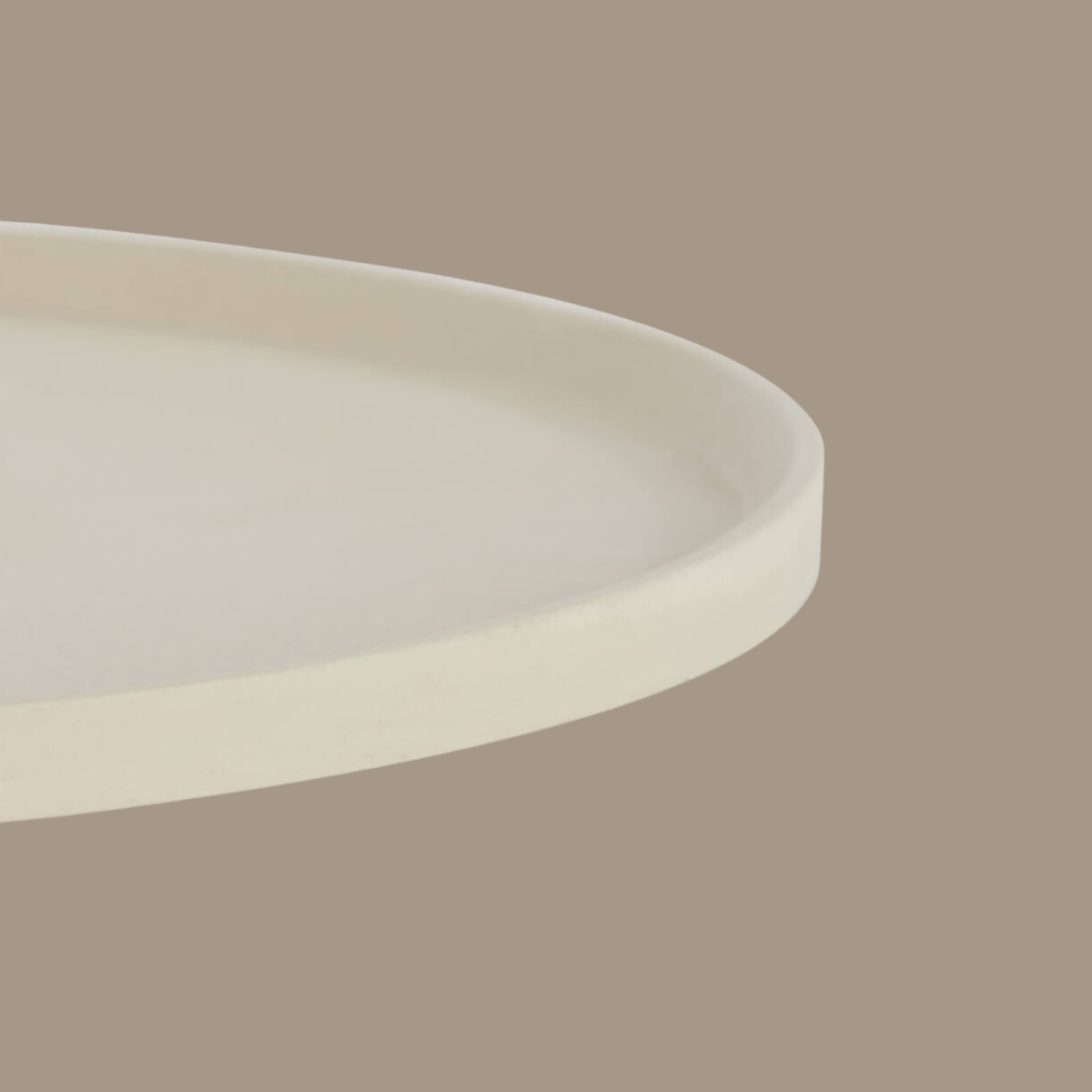 Maes Large Metal Tray - Cream