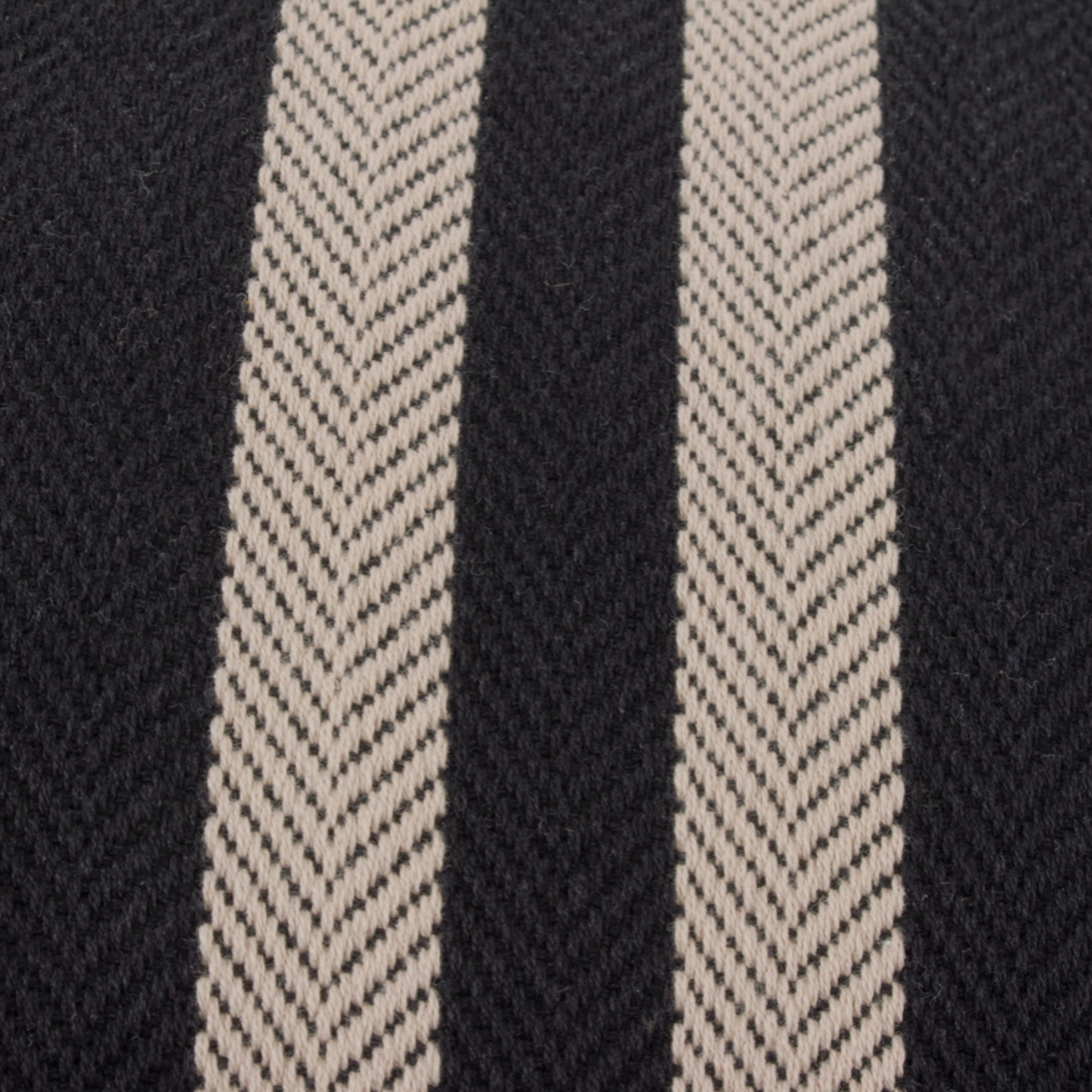 Benton Cotton Cushion in Black