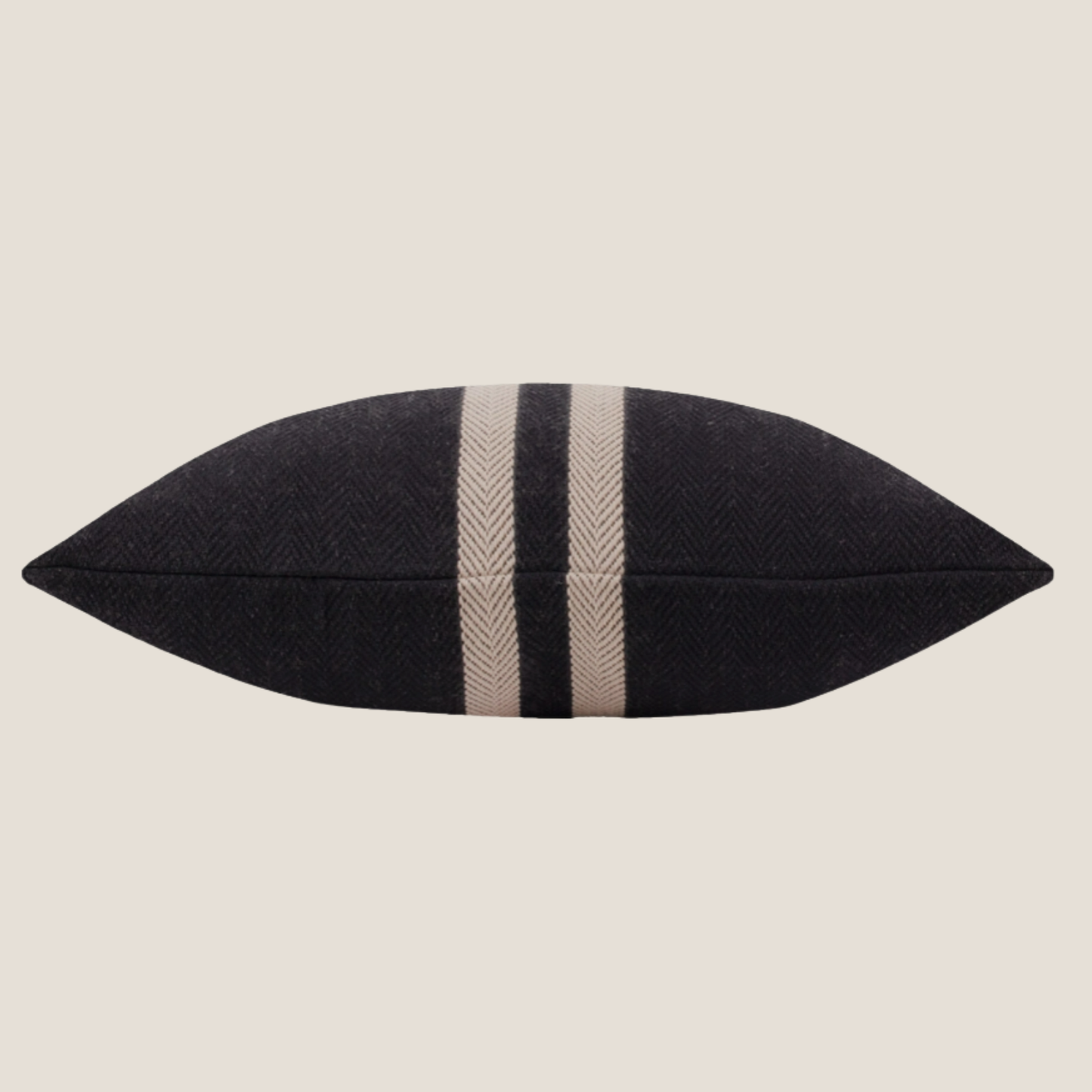 Benton Cotton Cushion in Black