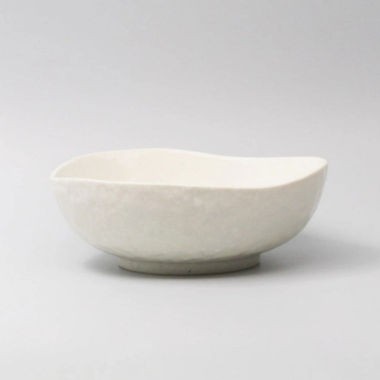 Porcelain Mist Uneven Tapas Bowl