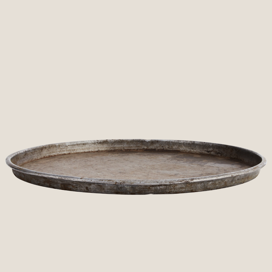 Solstice Large Round Iron Tray