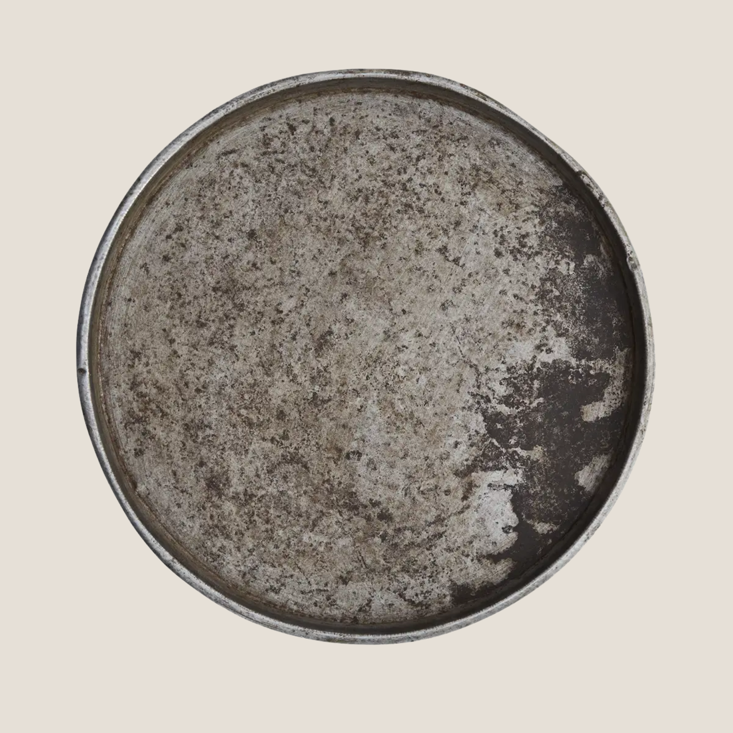 Solstice Large Round Iron Tray