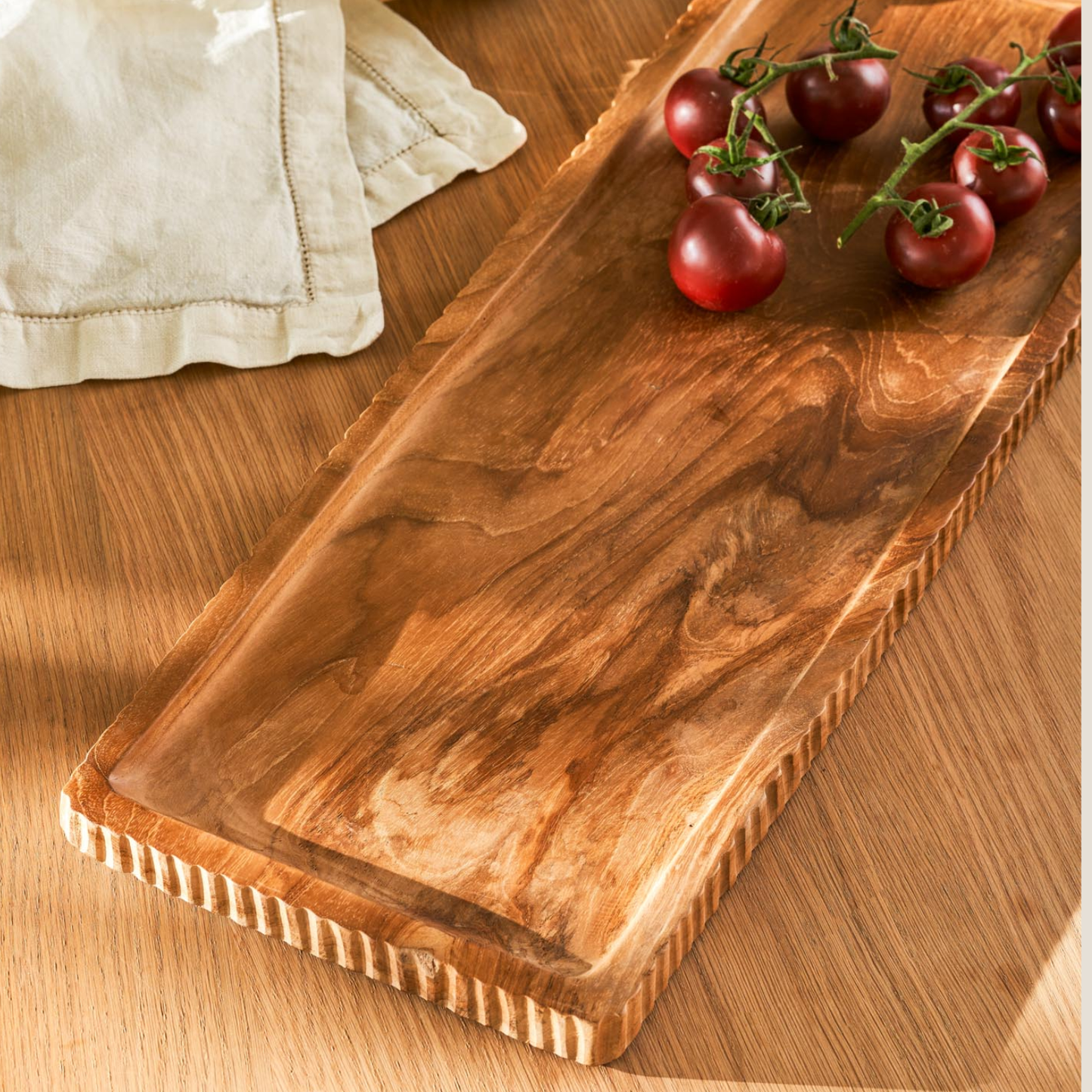 Boxford Serving Platter in Natural, Large