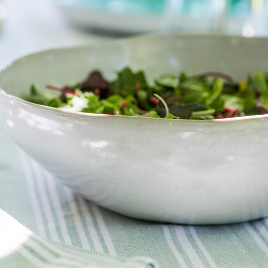 Ithaca Salad Bowl in White