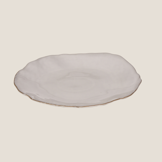 Ithaca White Large Plate