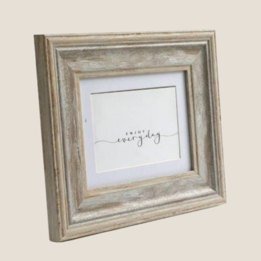 Washed Wooden Photo Frame, 5x7"