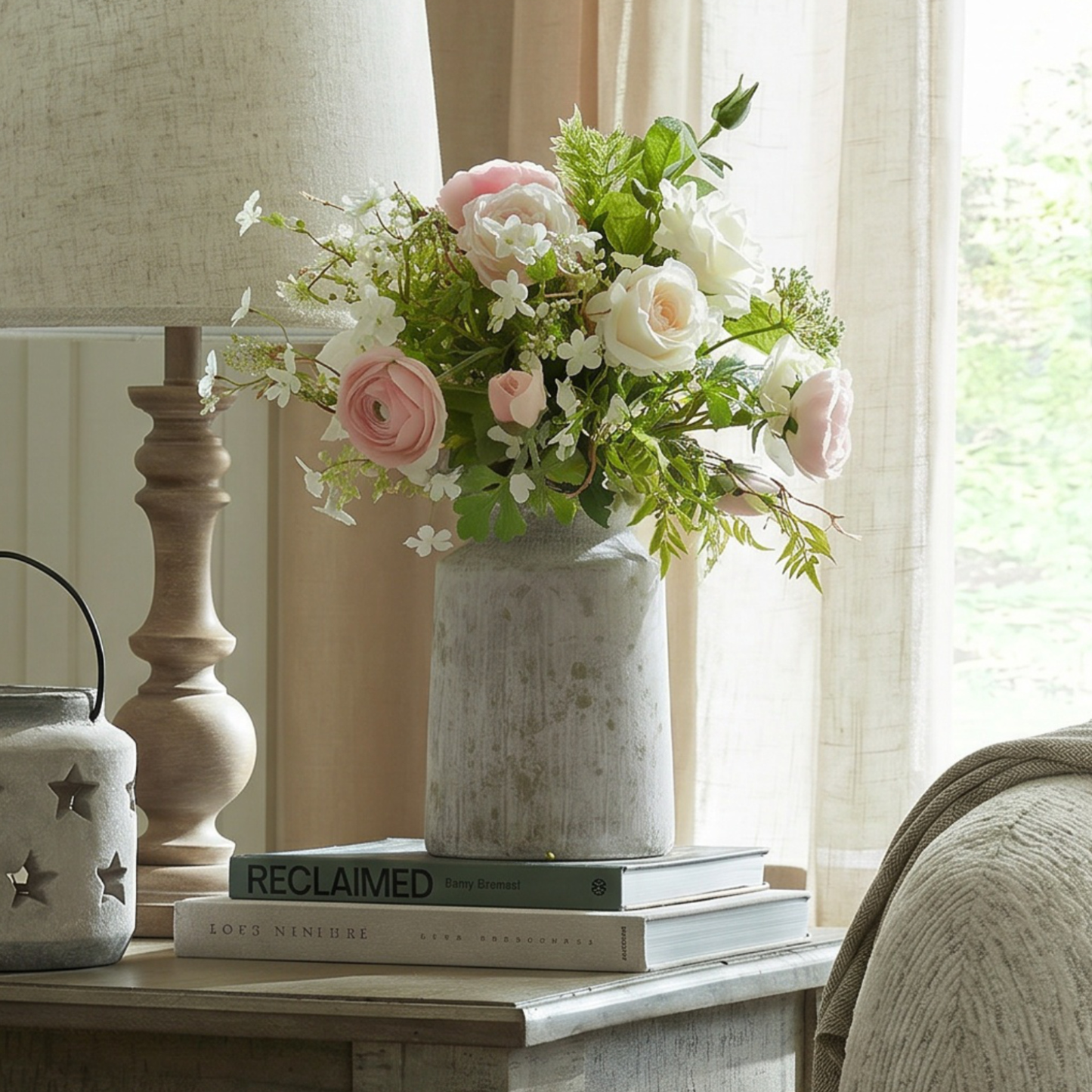 Bloomville Urn Stone Vase