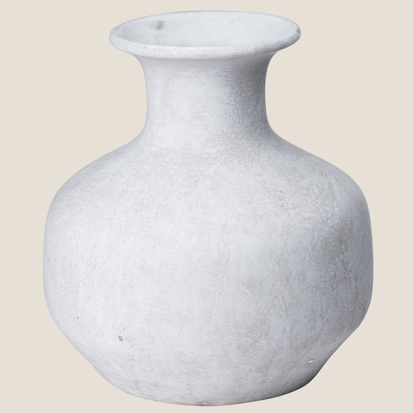 Darcy Squat Stone Vase