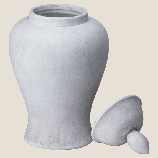 Darcy Large Stone Ginger Jar