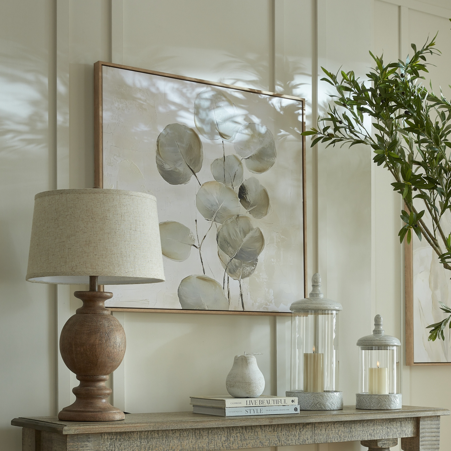 Clarion Table Lamp with Linen Shade