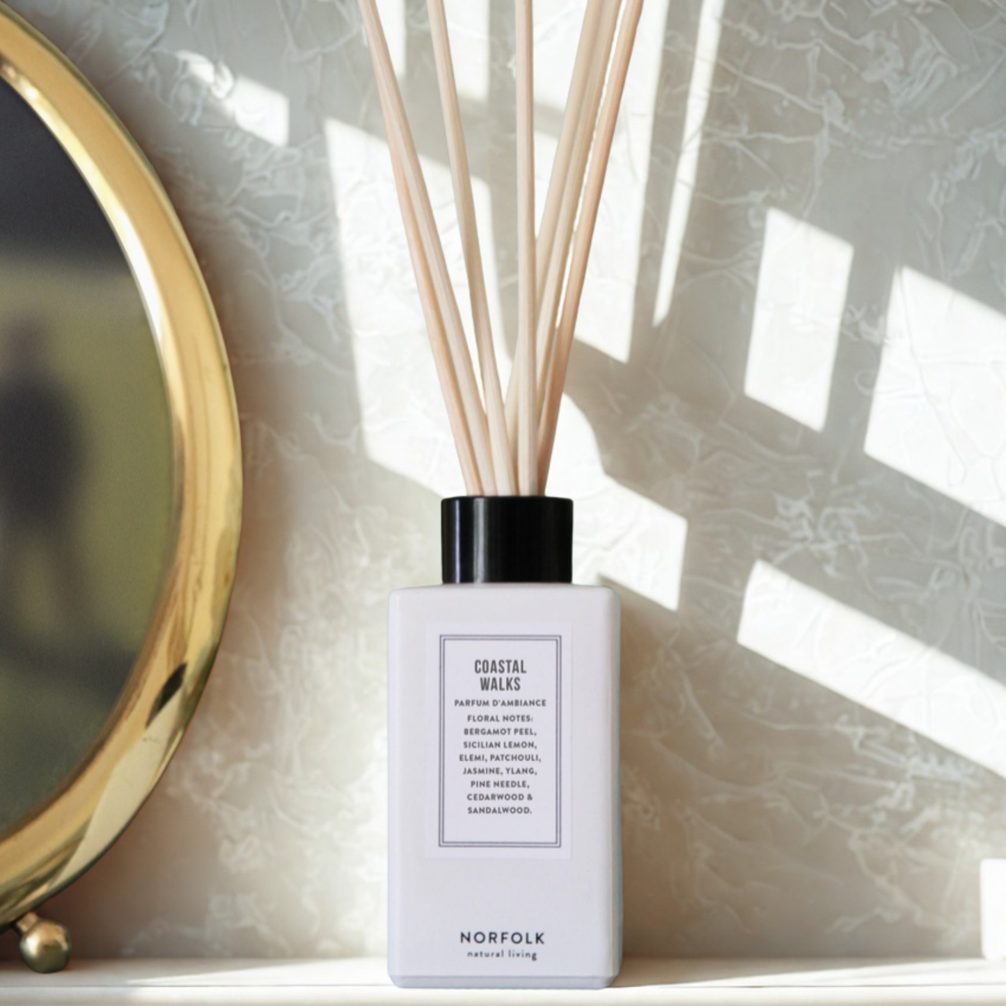 Norfolk Natural Living, 100ml Reed Diffuser - Coastal Walks