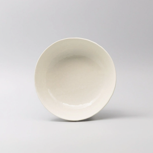 Porcelain Mist Uneven Large Bowl