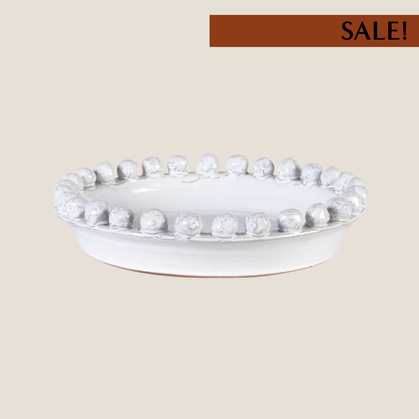 Large Bobble Edged Fruit Bowl