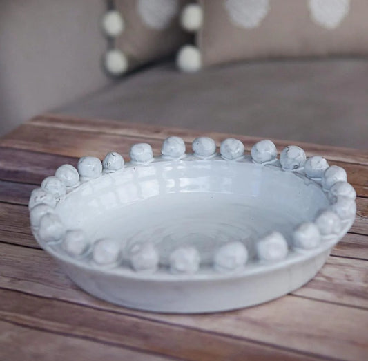 Large Bobble Edged Fruit Bowl