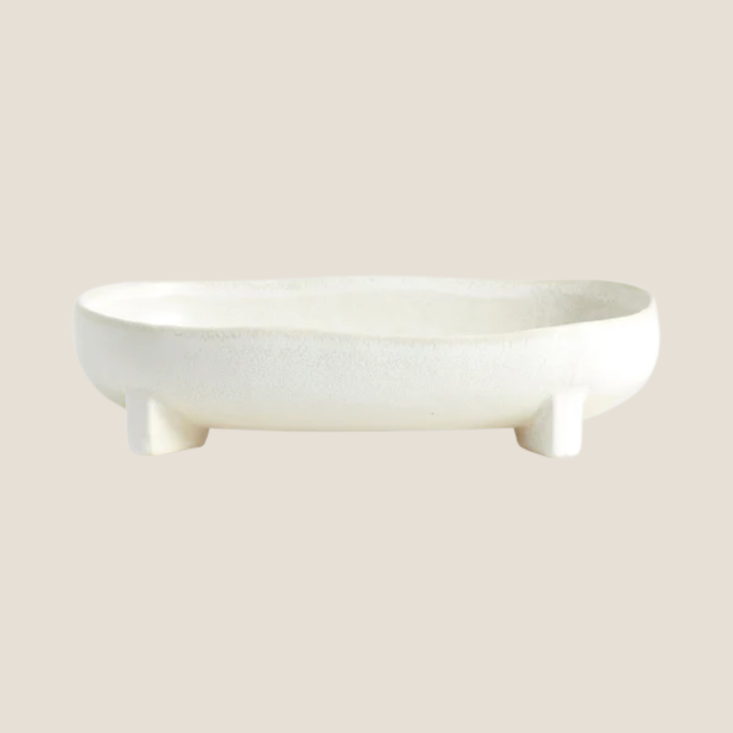 Pemba Tray in Offwhite, Medium
