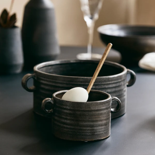 Mindy Bowl in Black, Small